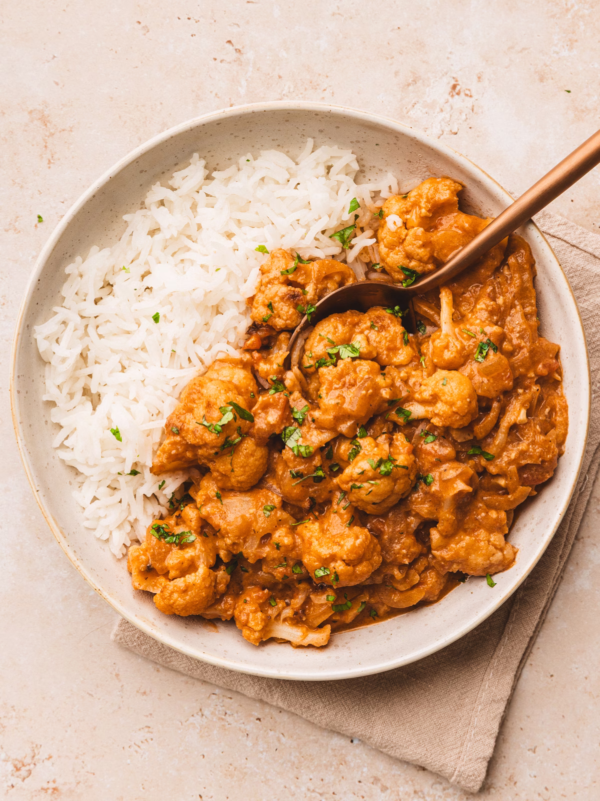 Vegan Cauliflower Tikka Masala
