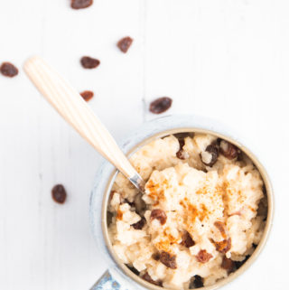 vegan rice pudding