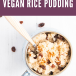 vegan rice pudding