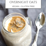 overnight oats in a jar