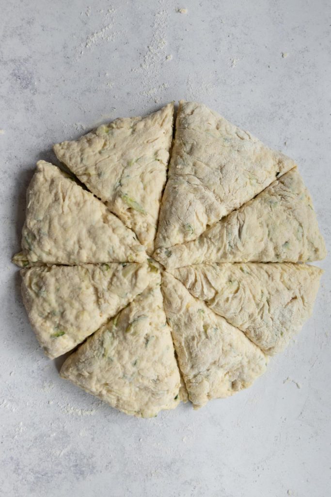 Zucchini Cheddar Scones Step 6