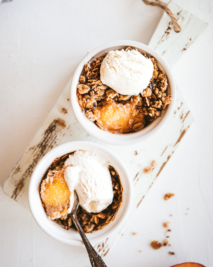 Vegan Peach Crisp