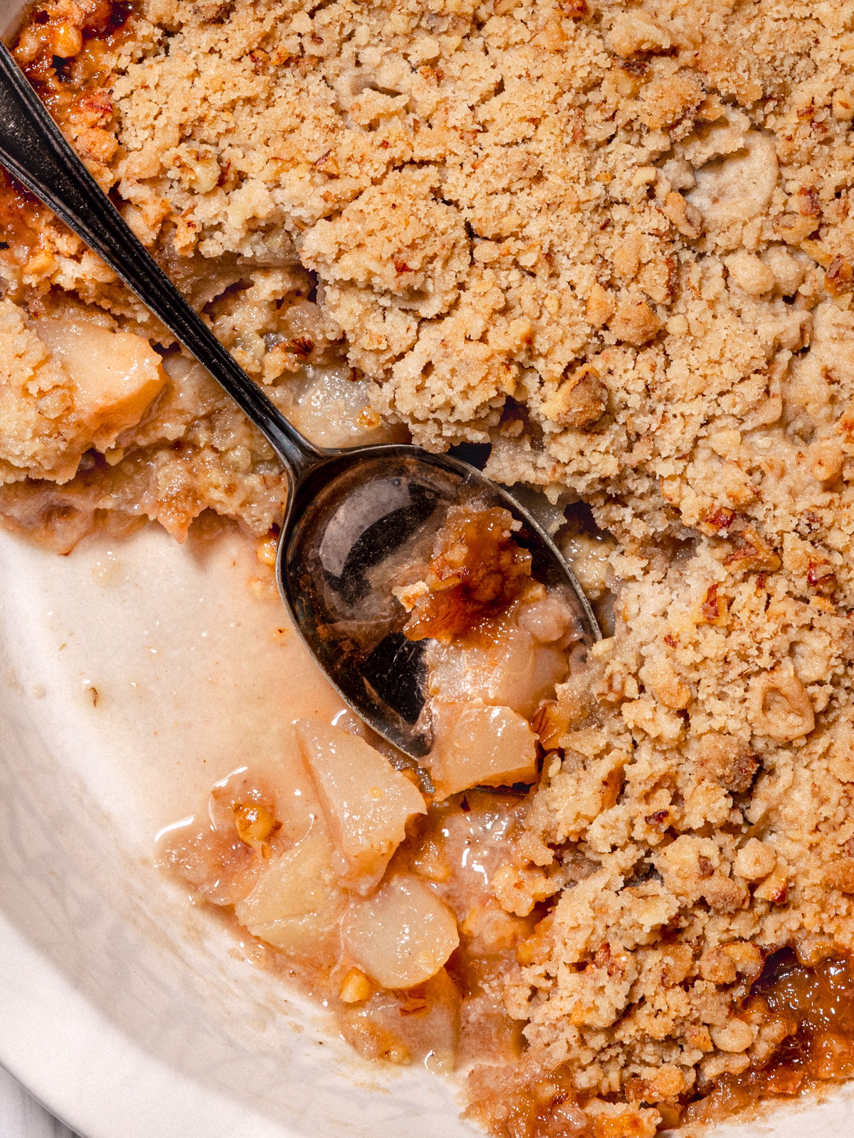 Vegan Apple and Pear Crumble