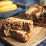 Vegan Banana Bread with Walnuts and Chocolate Chunks