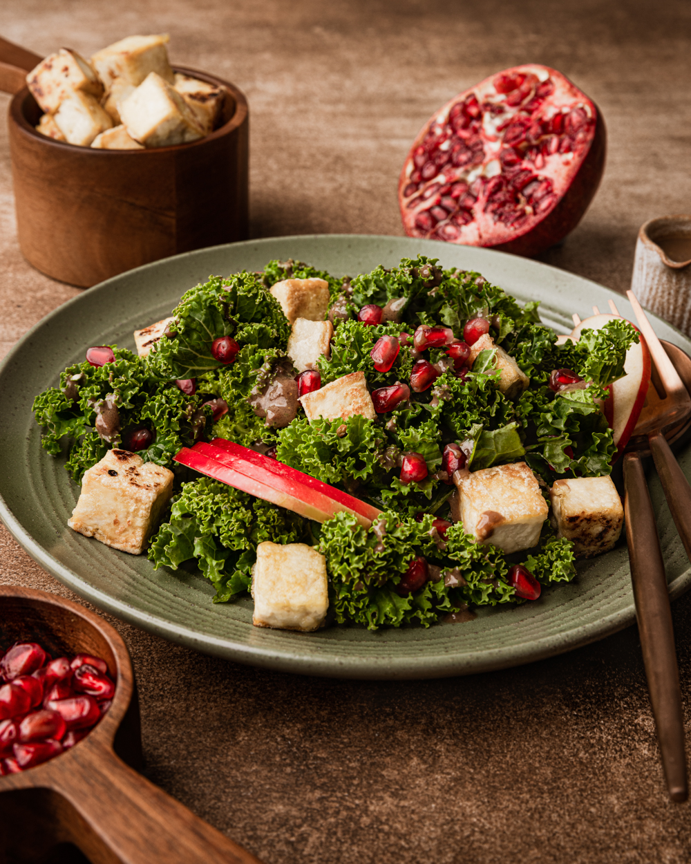 Winter Salad with Pomegranate