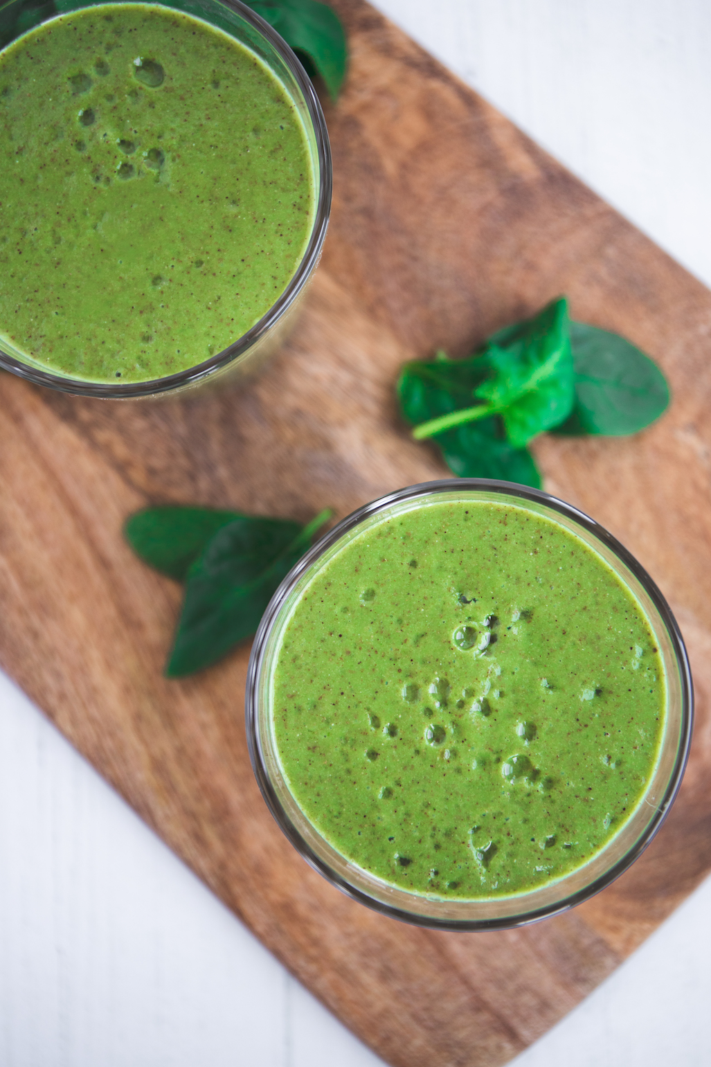 Green Detox Smoothie with Spinach