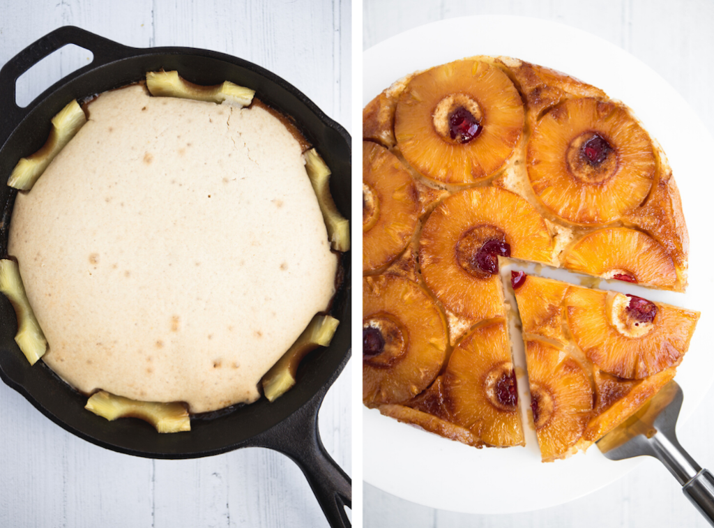 Steps to Make Vegan Pineapple Upside Down Cake