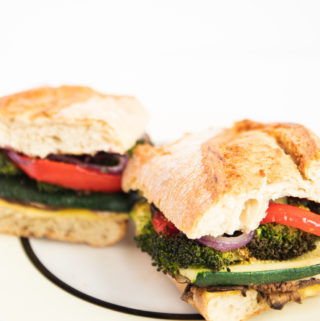 Roasted Veggie Sandwich