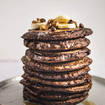 Vegan Chocolate Pancakes