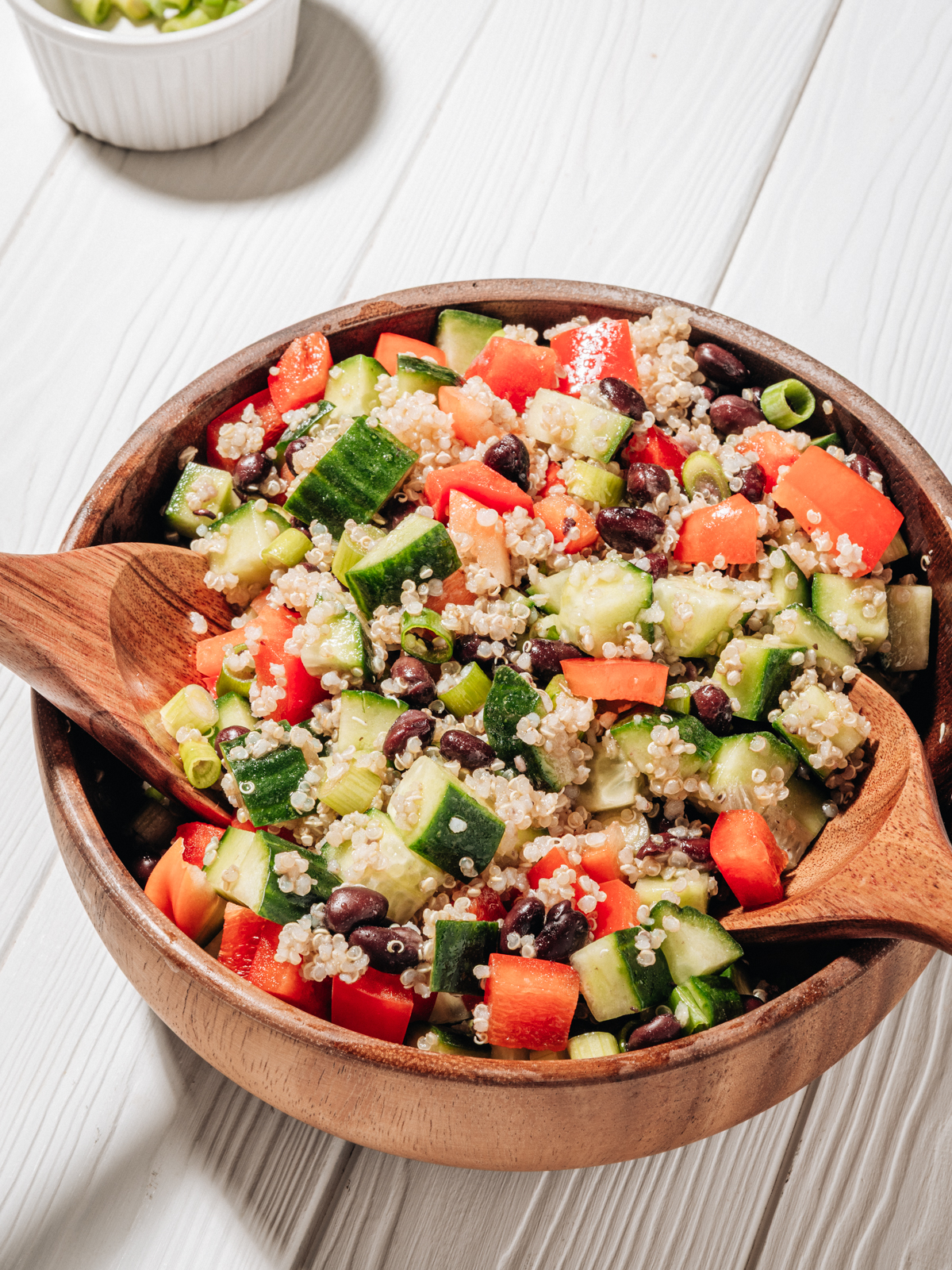 quinoa salad in a bowl