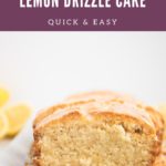 8-Ingredient Vegan Lemon Drizzle Cake