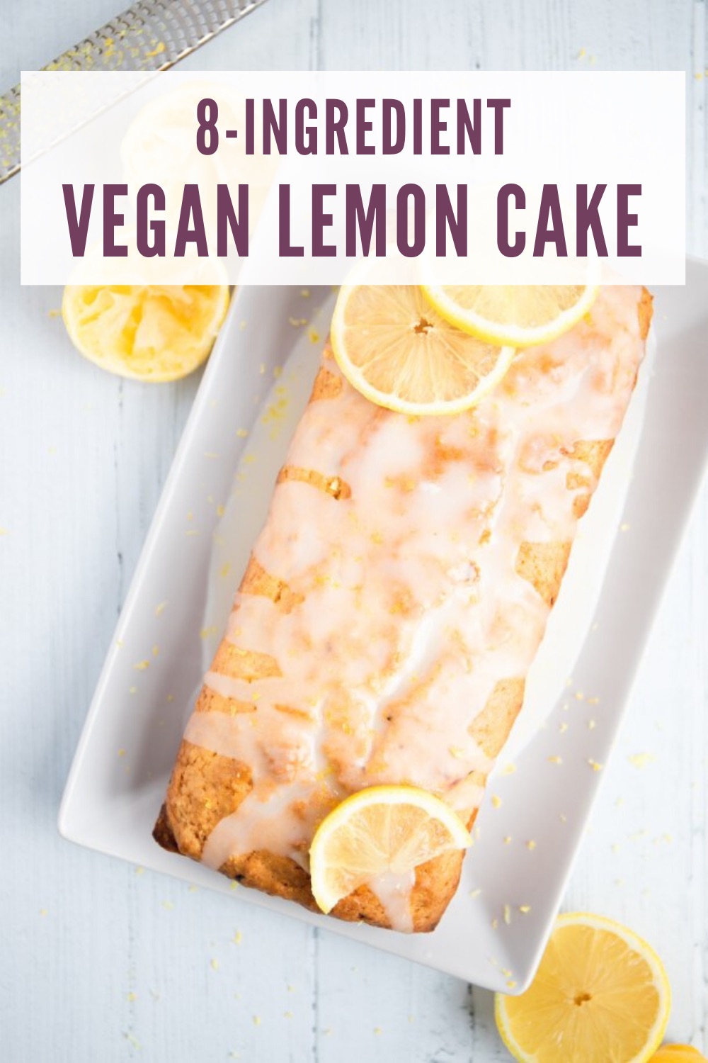 Vegan Lemon Drizzle Cake - Spoonful of Kindness
