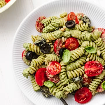 Vegan Pesto Pasta Salad