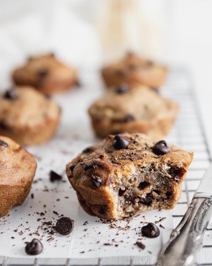 Low Fat Banana Bread Muffins