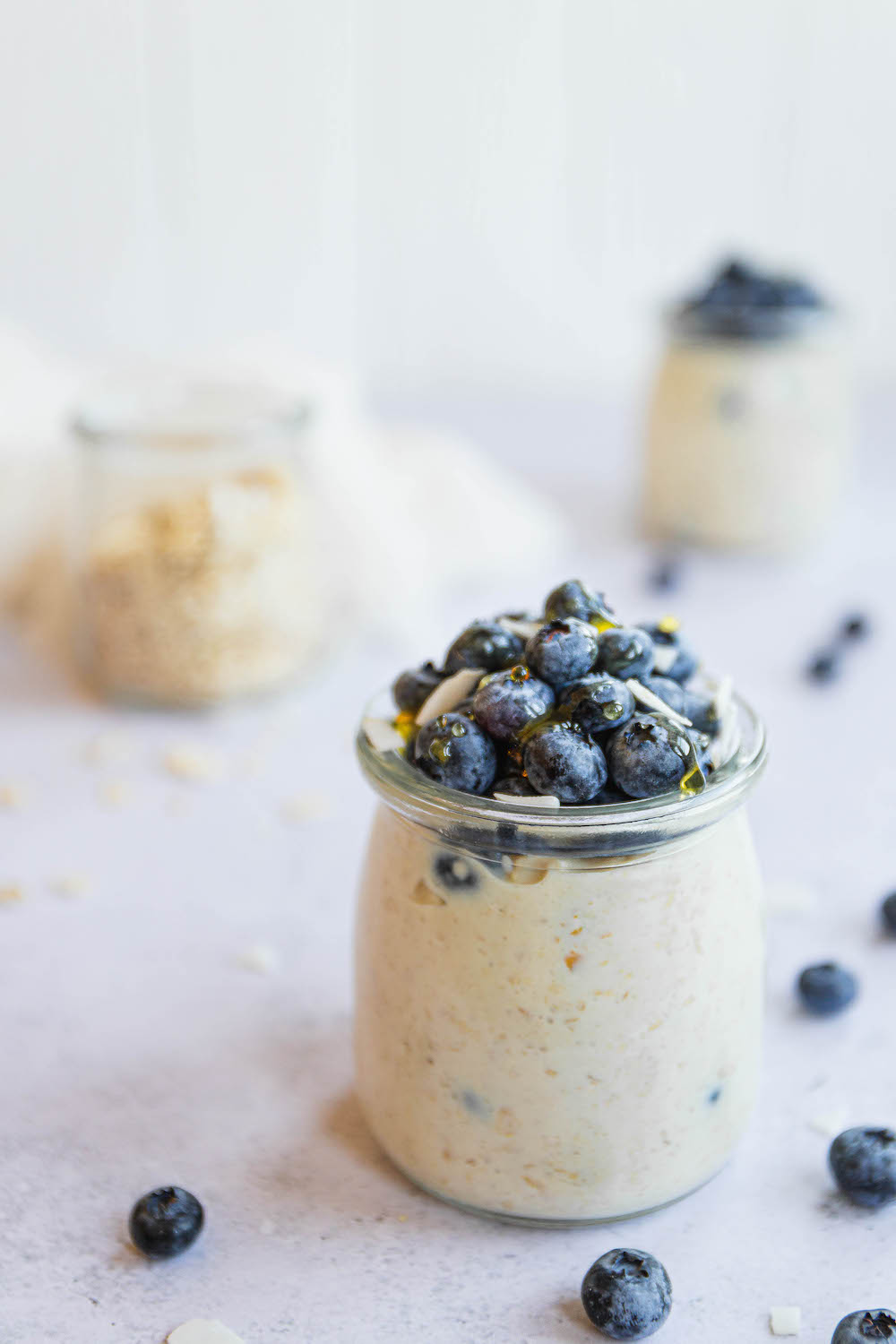 Blueberry Overnight Oats With Yogurt Spoonful Of Kindness