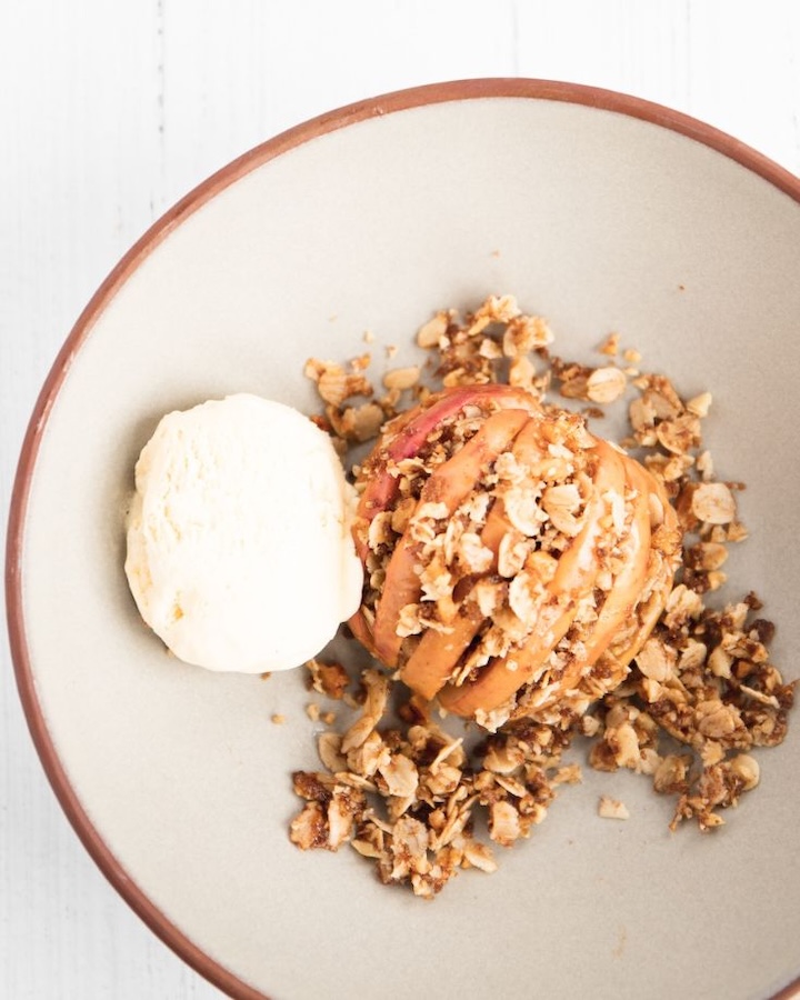 Vegan Crustless Apple Pie