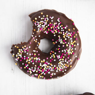 Vegan Baked Donuts with Chocolate Glaze