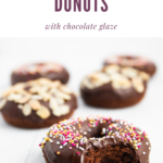 Vegan Baked Donuts with Chocolate Glaze
