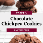 Chickpea Flour Chocolate Cookies [V+GF]