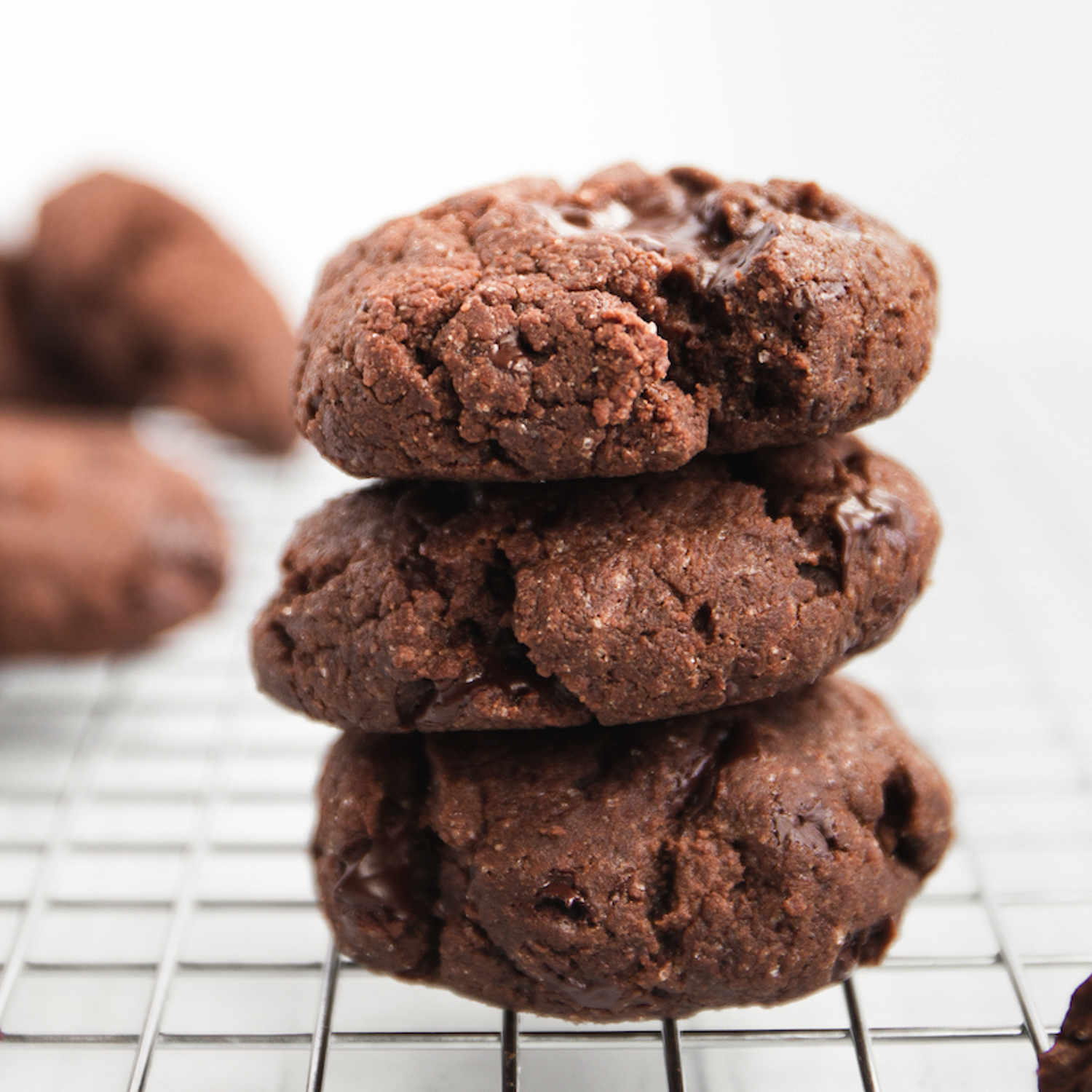 Chickpea Flour Chocolate Cookies [V+GF]