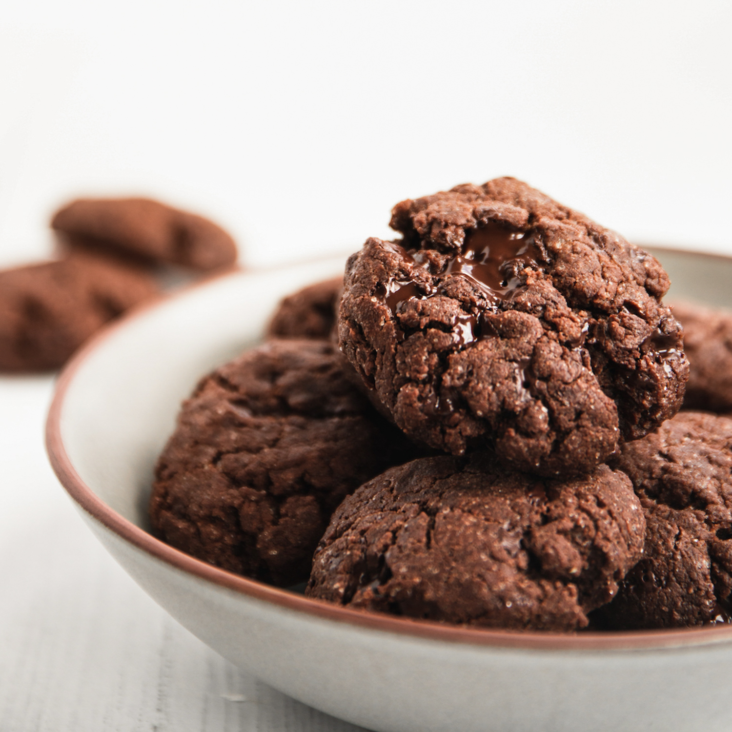 Chickpea Flour Chocolate Cookies [V+GF]