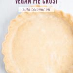 vegan pie crust
