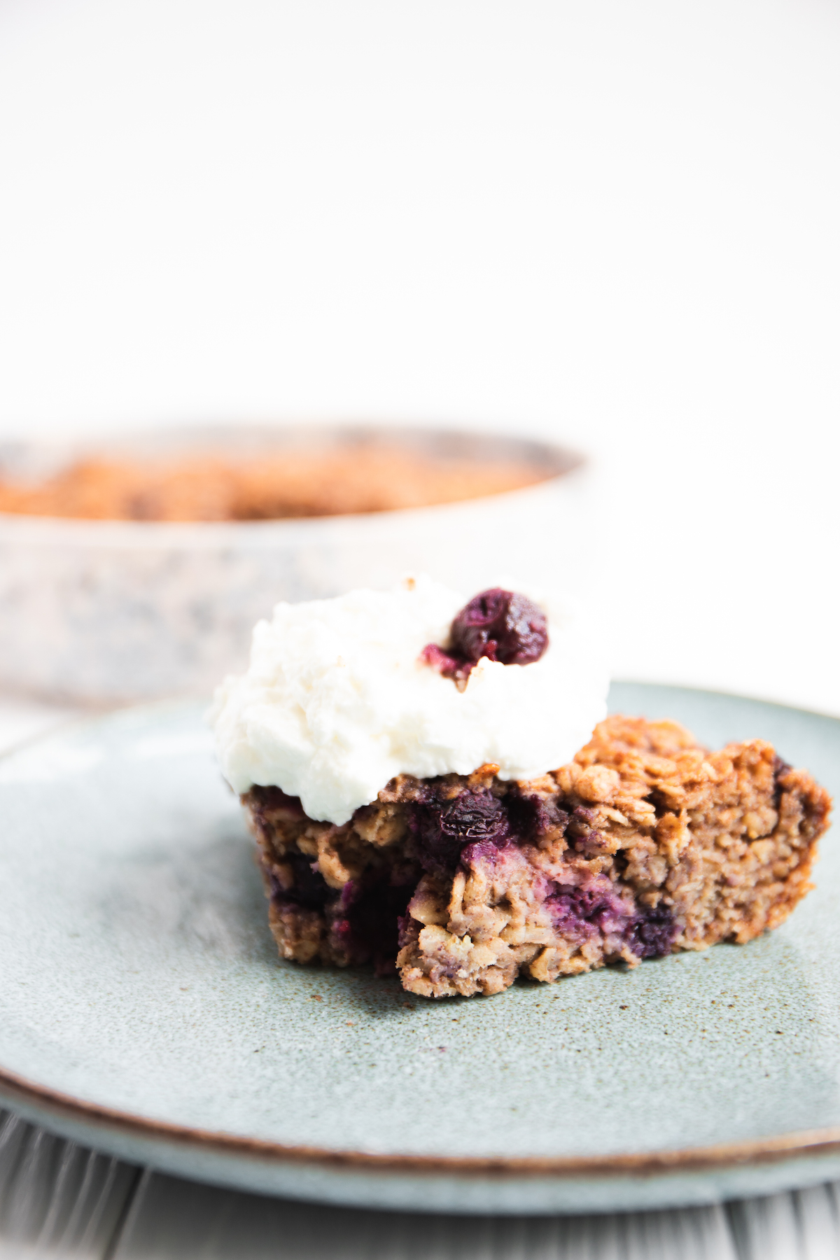 One-Bowl Vegan Baked Oatmeal