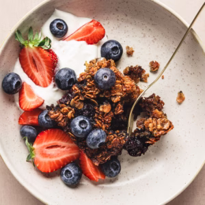 One-Bowl Blueberry Baked Oatmeal
