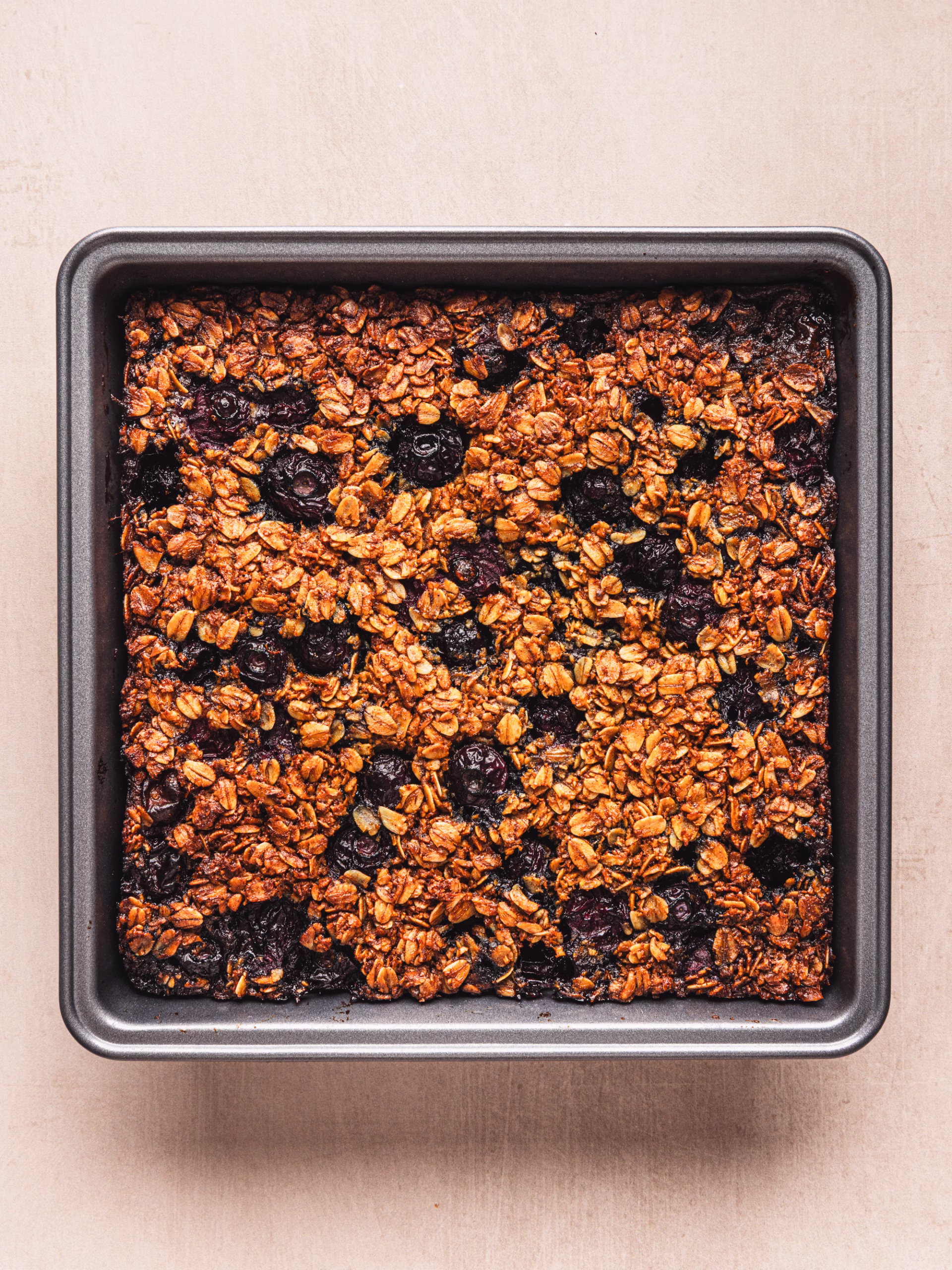 One-Bowl Blueberry Baked Oatmeal