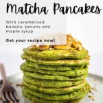 Vegan Matcha Pancakes