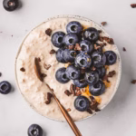 Blueberry Overnight Oats with Yogurt