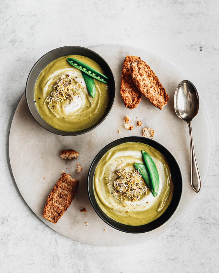 Creamy Vegan Pea Soup