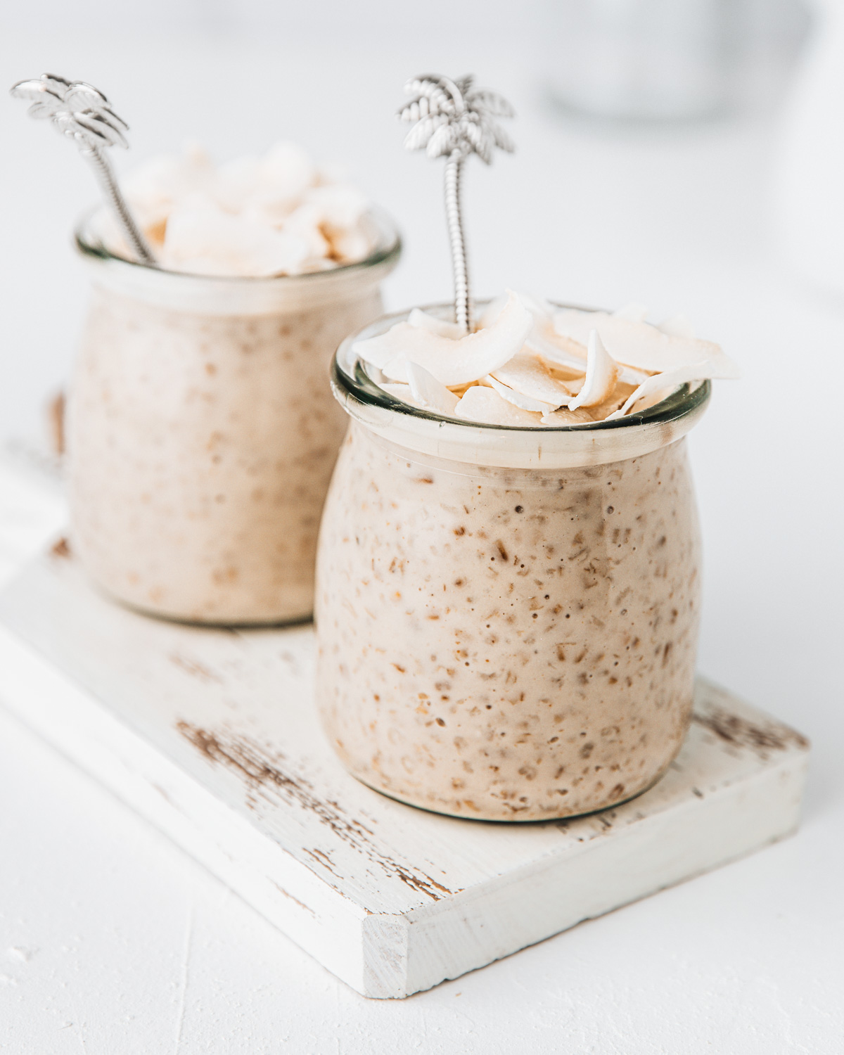 Overnight Steel Cut Oats with Coconut