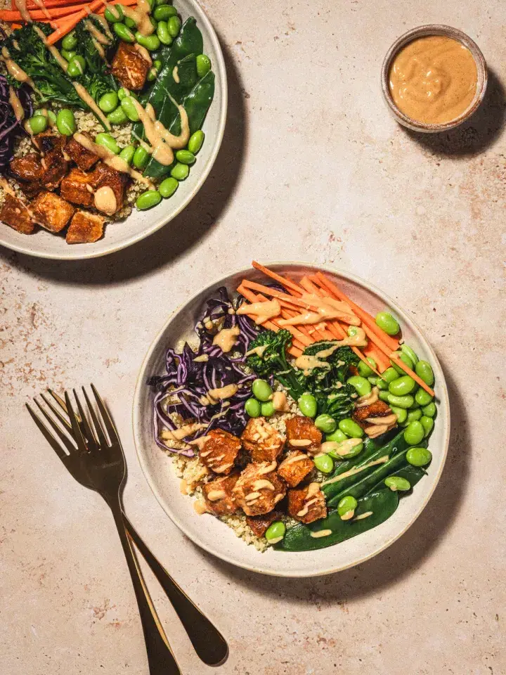 High-Protein Tempeh Buddha Bowl