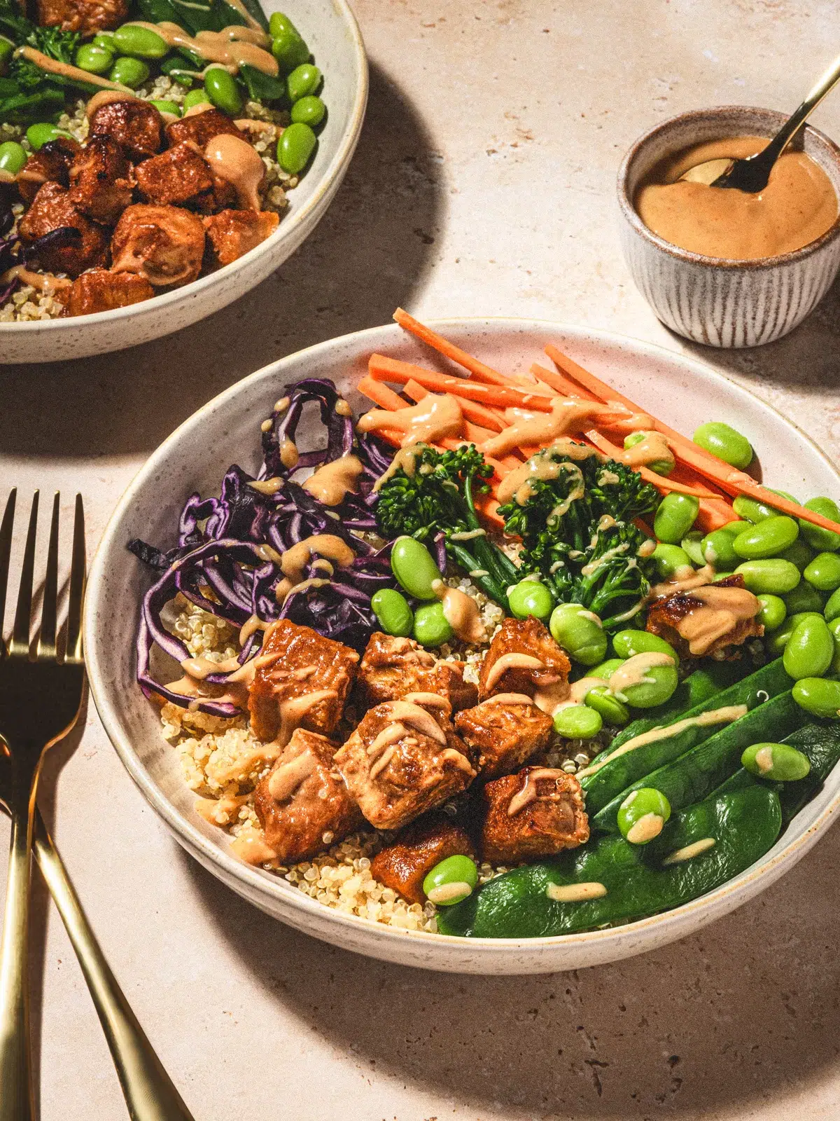 High-Protein Tempeh Buddha Bowl