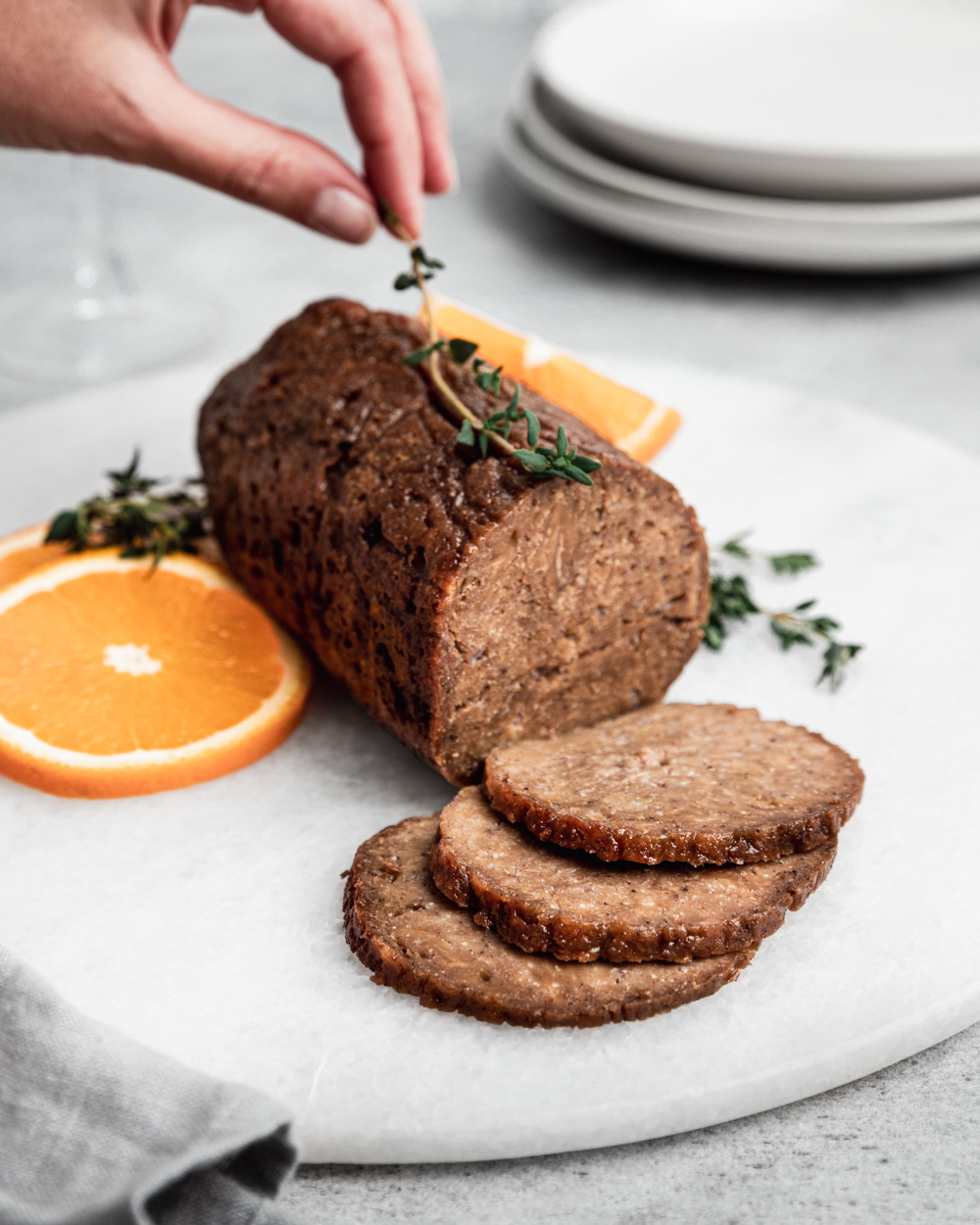 Vegan Glazed Ham