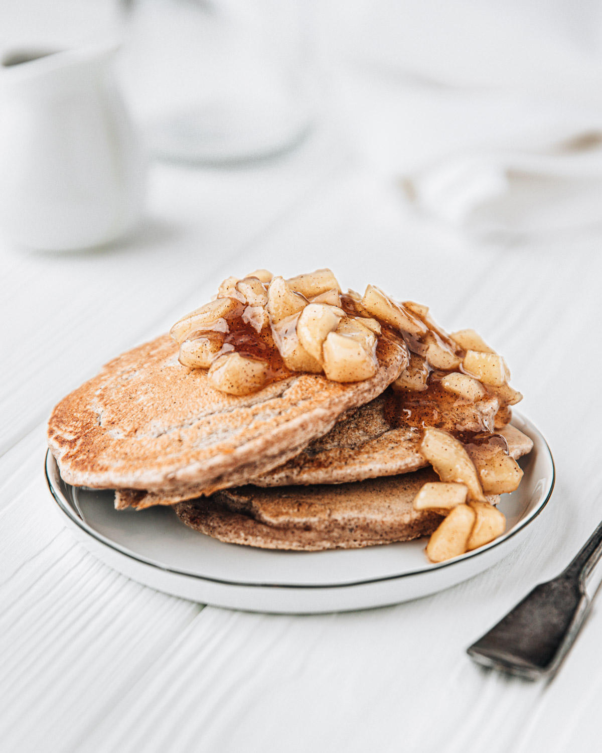 Vegan Apple Pancakes