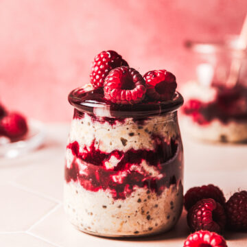 Raspberry Overnight Oats