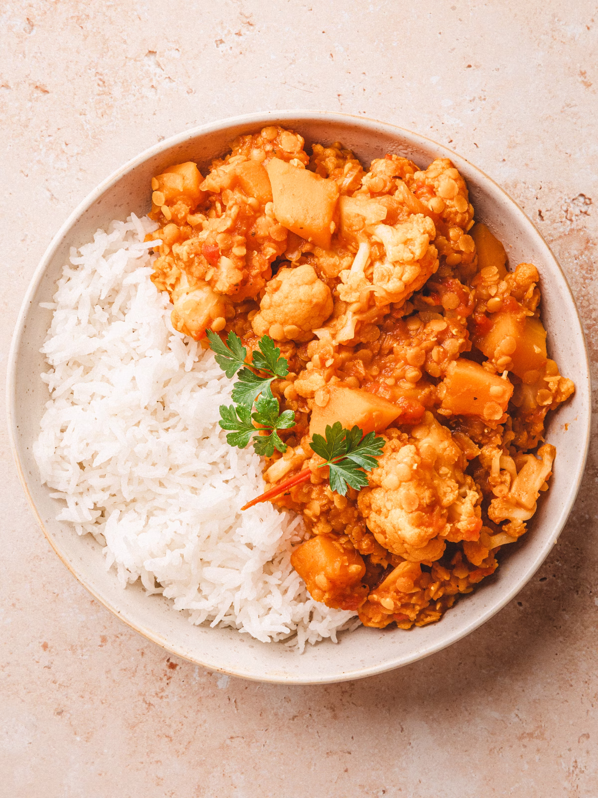 Vegan Red Lentil Dahl