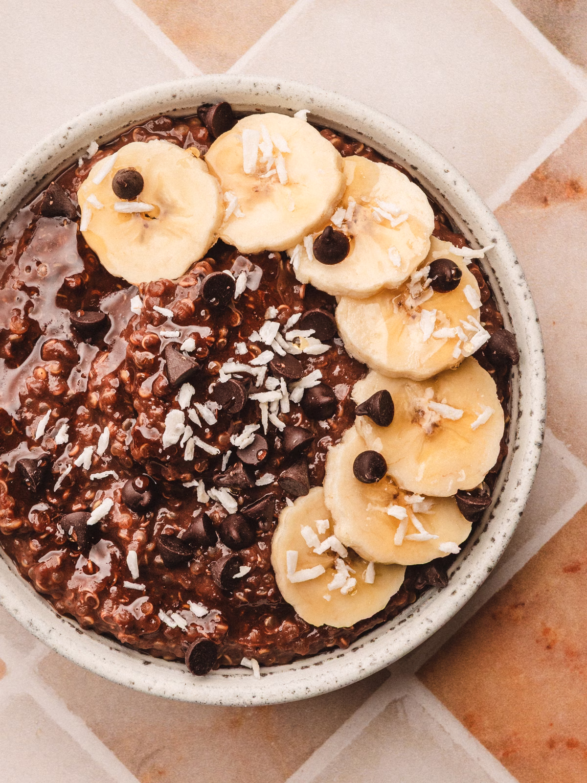 Chocolate Quinoa Breakfast Bowl