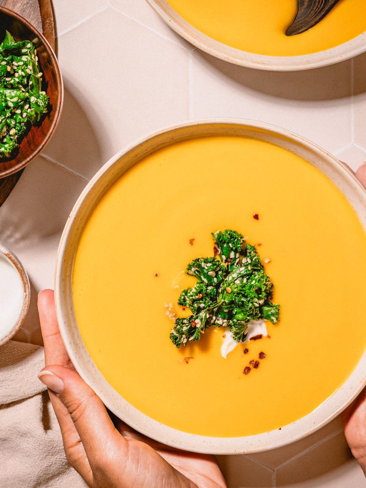 Vegan Butternut Squash Soup with Coconut Milk