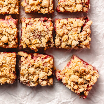 Strawberry Crumble Bars
