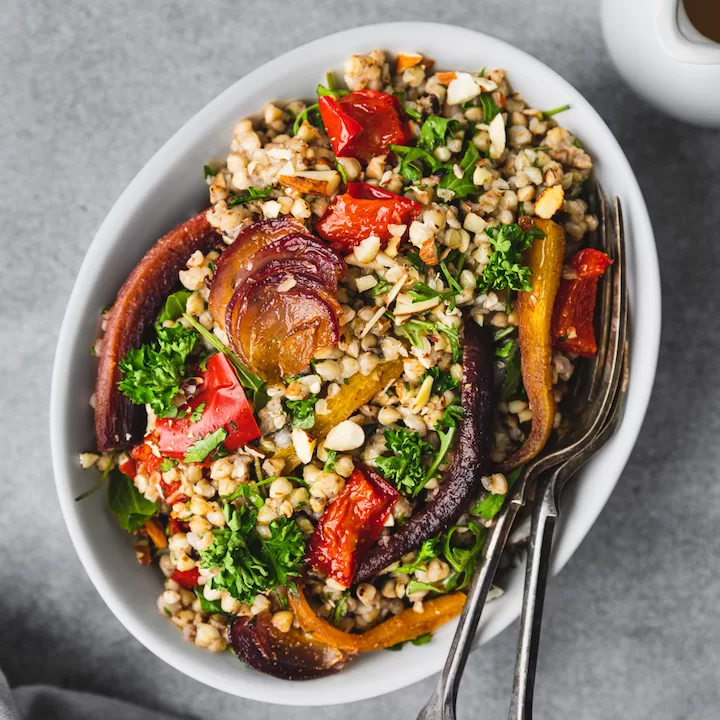 spring buckwheat salad