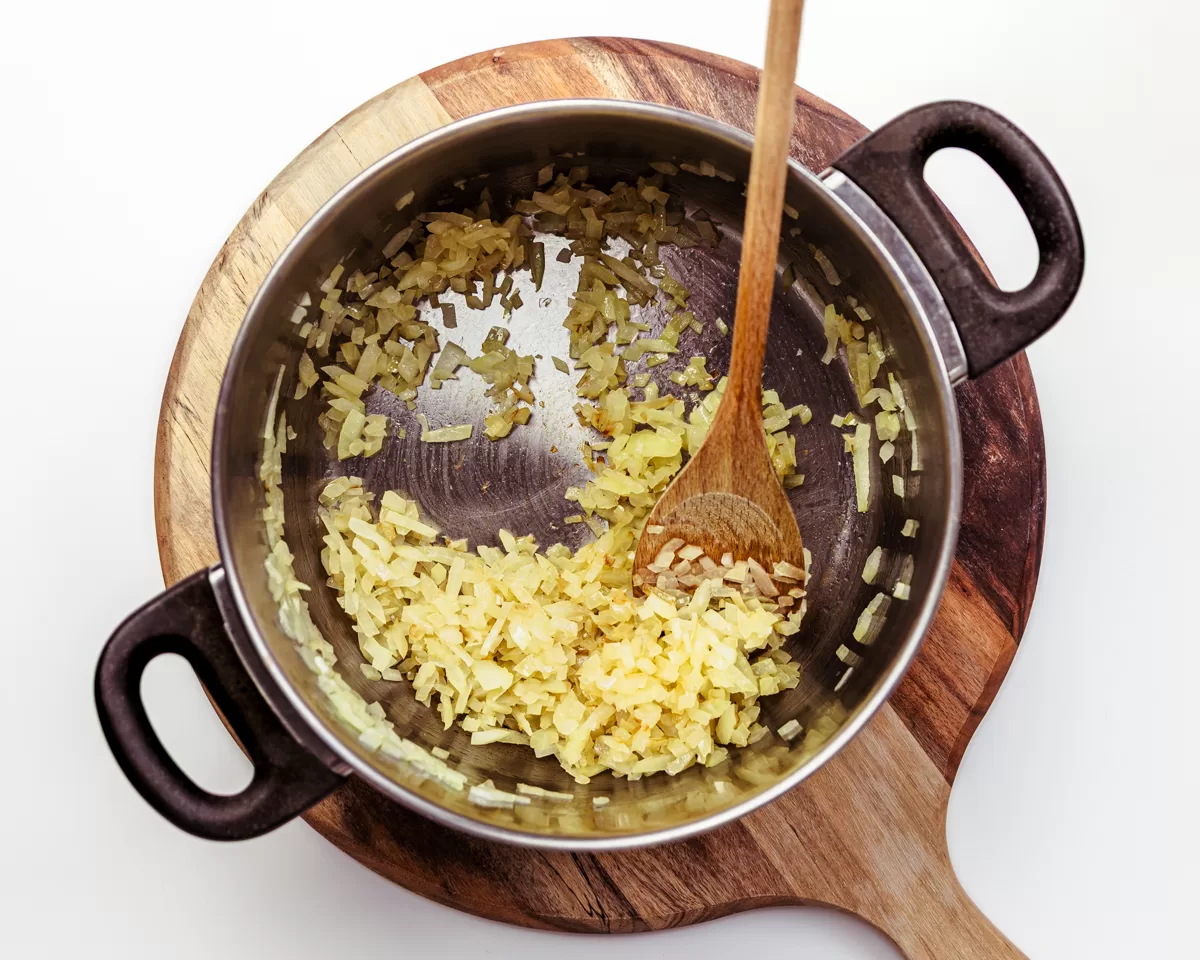Vegetable Orzo Soup Step 1