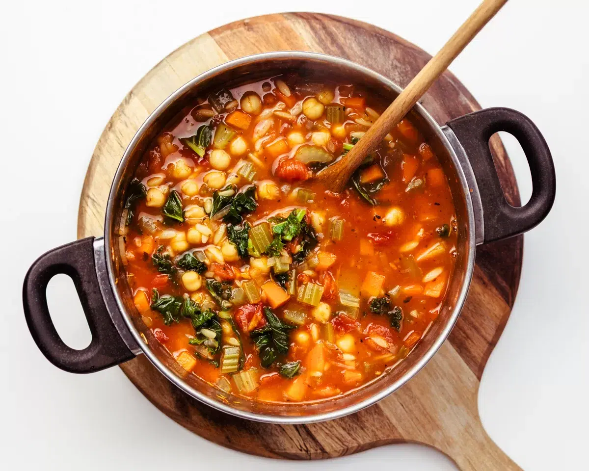 Vegetable Orzo Soup Step 4