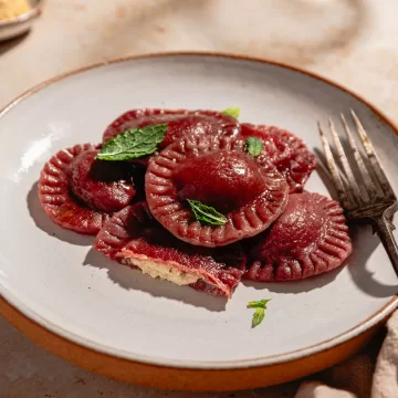 Beetroot Ravioli