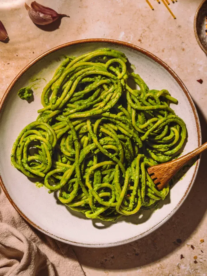 Vegan Spinach Pasta