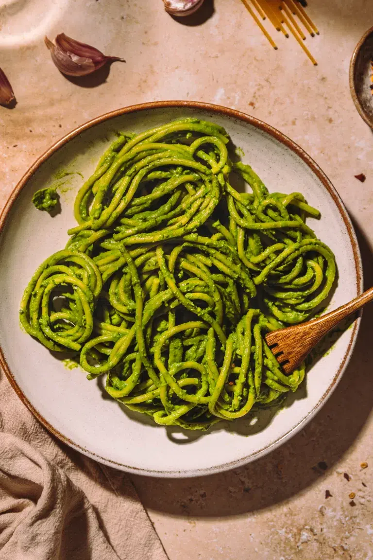 Vegan Spinach Pasta