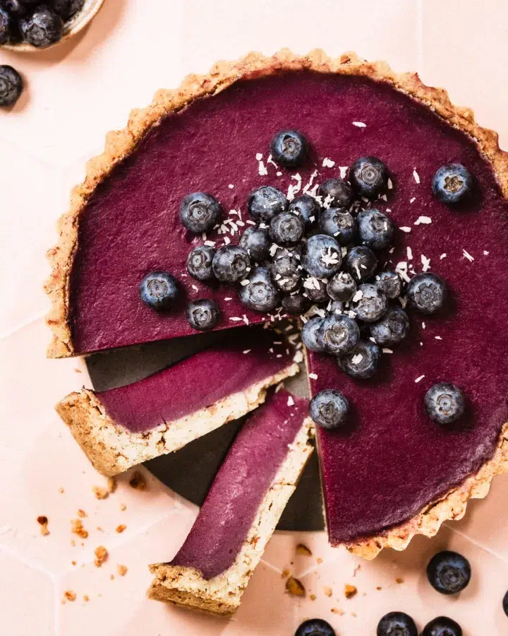 Vegan Blueberry Tart