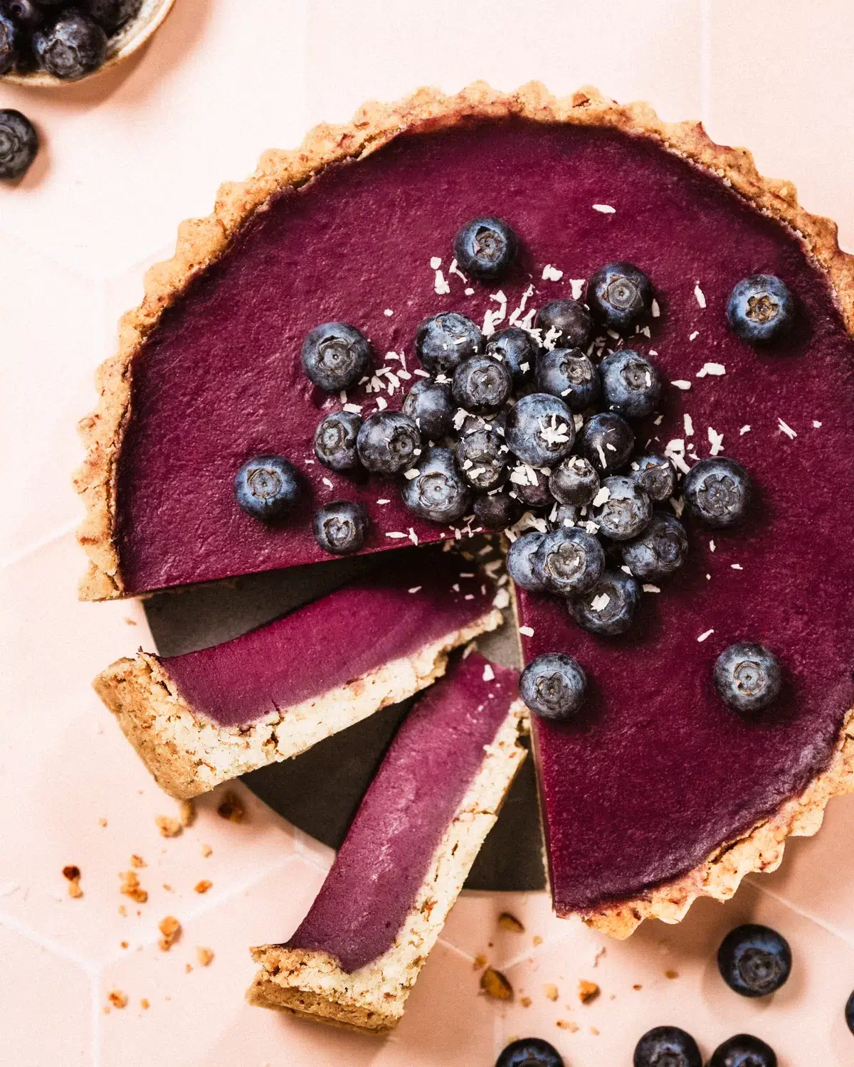 Vegan Blueberry Tart